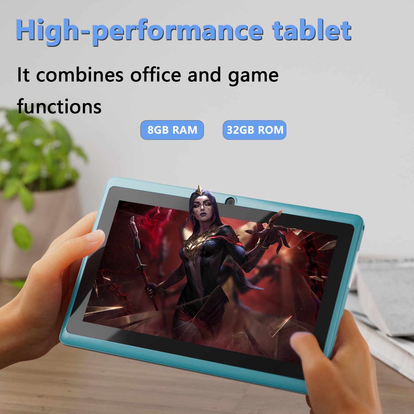 Amazon.com : ZZB 7 inch Tablet Android 14, 8GB RAM (4GB Expandable